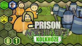 🎮 Kolkhoze 01 FRSLAN Prison Architect  Going Green Lets Play [upl. by Oravla]