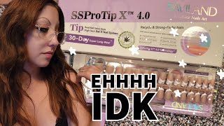 SavilandSSPro Tip X Kit Review 🫣 saviland gel extension kit review  Is it worth your money  💰 [upl. by Micheil]