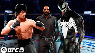 PS5  Bruce Lee vs Venom Marvel EA Sports UFC 5 [upl. by Euqirat291]