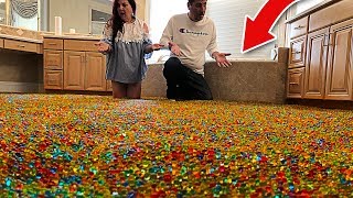 I Filled my Parents Room with 5000000 ORBEEZ Prank GONE WRONG [upl. by Reinar601]