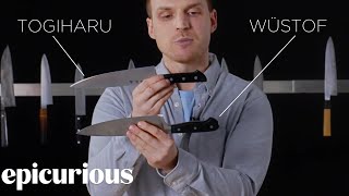 Knifemaker Explains The Difference Between Chefs Knives  Epicurious [upl. by Evangelia]