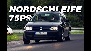 75 PS VW Golf on the NORDSCHLEIFE [upl. by Isak]