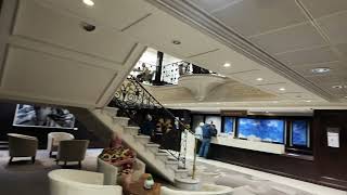 Azamara Onward Atrium with two ATM machines [upl. by Ennis]