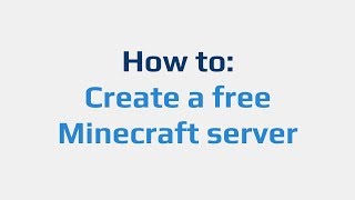 How to Create a free Minecraft server [upl. by Melmon]