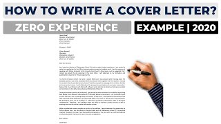 Cover Letter Example With Zero Experience  Writing Tips [upl. by Arita]