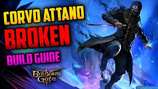 BROKEN Rogue Warlock BUILD GUIDE  Corvo Attano  Baldurs Gate 3 [upl. by Malca687]