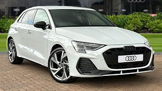 Brand New 2024 Audi A3 15 TFSI 35 Black Edition Sportback S Tronic  Stafford Audi [upl. by Hubbard]