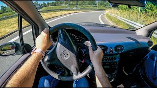 2003 Mercedes A Class W168 16 102HP  POV Test Drive 817 Joe Black [upl. by Eizus]