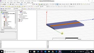 Design and Simulation of 50 Ω microstrip line using HFSS [upl. by Figone663]