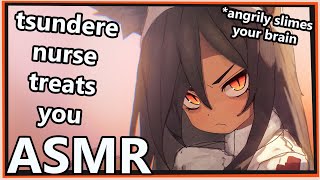 Medical Exam from a Tsundere Catgirl Nurse  ASMR [upl. by Imotih510]