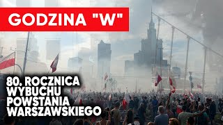 GODZINA quotWquot 2024 w Warszawie NA ŻYWO 80 rocznica wybuchu POWSTANIA WARSZAWSKIEGO [upl. by Coleman]