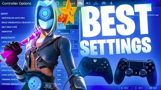 NEW amp BEST Fortnite Controller Settings For QUICK Edits  AIMBOT Chapter 5  Season 3 [upl. by Oleg]