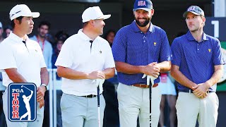 Scheffler amp Henley vs Matsuyama amp Im  Day 3 Foursomes highlights from Presidents Cup  2024 [upl. by Ahmar922]