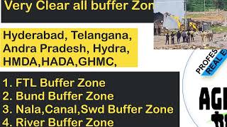 No Video Explained on Bund Top buffer zone ftl Full tank Level telangana Hyderabad Nala Canal River [upl. by Allin705]