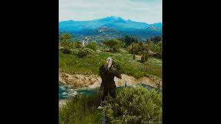 Geralt Enjoying Landscapes gaming witcher3 raytracing [upl. by Sidney]