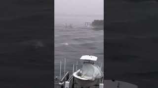 Hurricane Helene Update Stormy skies over old Tampa Bay captured from Phillipe Parkway [upl. by Auqenwahs]