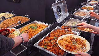 Only 7 all you can eat Popular Chinese Food Buffet Restaurant Cooking Process [upl. by Enyr]