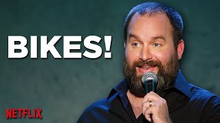 BIKES  Tom Segura Stand Up Comedy  quotMostly Storiesquot on Netflix [upl. by Ilona]