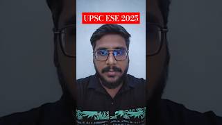 UPSC ESE 2025 Last Date  Apply panitengala upsc upscese last shorts [upl. by Betty530]