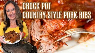 Crock pot Country Style Pork Ribs [upl. by Georgianne]