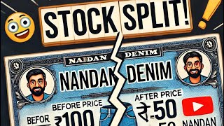 “Nandan Denim Stock Split Is It Time to Buy 💰🤔” [upl. by Downe]