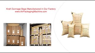 Kraft Dunnage Bags Manufactured in Our Factory [upl. by Hayyim]