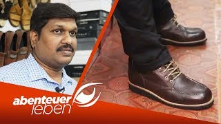 Maßgeschneiderte Schuhe für 50€ Indischer Schuhmacher im Test  Abenteuer Leben  kabel eins [upl. by Alet]