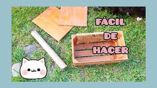 Como hacer un rascador para gatos  Reciclado  Casero [upl. by Nosreip]