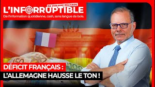 Déficit français  l’Allemagne hausse le ton [upl. by Sacrod]