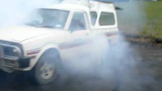 MITSI L200 BURNOUT  THE COWSHED [upl. by Kenric217]