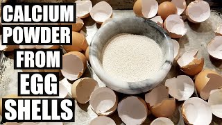 How to Make Eggshell Calcium Powder Supplement [upl. by Bum]