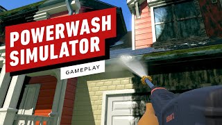 PowerWash Simulator Might Be the Most Oddly Satisfying Game of 2021  Gameplay [upl. by Ecnerol]