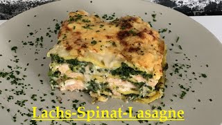 Spinat  Lachs  Lasagne Thermomix® TM6  TM5  TM31 [upl. by Aicinad113]