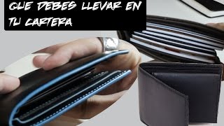 ¿Que debes tener en tu cartera Cartera para hombres  JR Style For Men [upl. by Lewert]