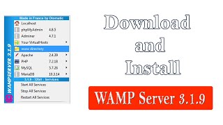 WAMP Server Download and Installation in windows 7  WAMP server for 32 bit OS [upl. by Adara678]