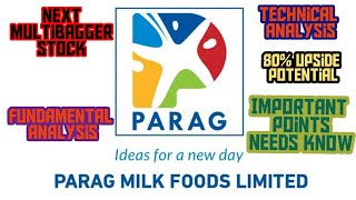 Parag Milk  Parag Milk stock analysis multibagger and break out stock analysis ParagMilk [upl. by Ybbor]