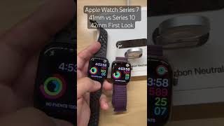 Apple Watch Series 7 vs Series 10 First Look Comparison applewatch applewatchseries10 series7 [upl. by Damek]