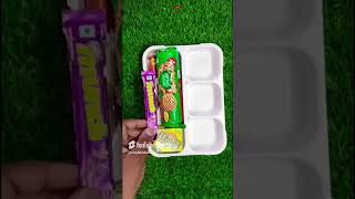 Chocolate Biscuits Candy Jelly Oranges Snacks amp Juice Lunch Box Ideas 😍 😋 shorts lunchbox [upl. by Tolmach349]