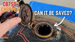 Removing Fuel Tank Rust With A Chain And Vinegar AMAZING RESULTS [upl. by Nich]