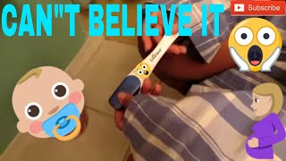 PREGNANCY TEST RESULTS WE CRIED TOGETHER [upl. by Nielsen471]