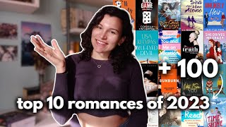 top ten BEST romances i read in 2023  mm mf amp ff [upl. by Virnelli]