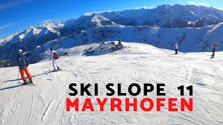 This is What it Looks Like To Ski Slope 11 in Mayrhofen [upl. by Ahsinod]