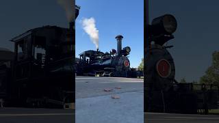 The Halloween Express passing Firestone station 10524 greenfieldvillage halloween steamtrain [upl. by Atipul]