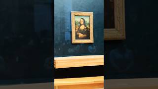 Mona Lisa painting 🖼️ monalisa painting naturalsmile louvremuseum paris parisfashion [upl. by Fatma766]