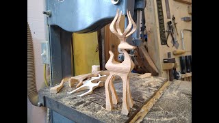 How to make a Bandsaw reindeer [upl. by Moshell]