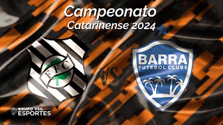 FIGUEIRENSE X BARRA  AO VIVO [upl. by Gerda223]