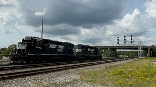 SD40 SWITCHING INTERMODAL FAST FREIGHT AND MORE [upl. by Henrie]