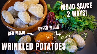 Canary Wrinkly Potatoes with Mojo Picon 2 Ways  EASY TAPAS DISHES  Chef James [upl. by Schroer]