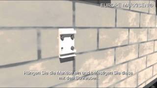 Montage und Einstellung der Markise EUROPE 2020  2050 [upl. by Belamy]