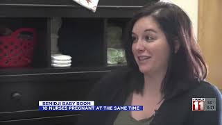 Bemidji Baby Boom 10 Labor amp Delivery Nurses pregnant at the same time [upl. by Sheridan]